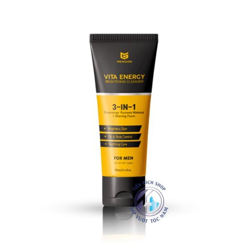Sữa rửa mặt 3in1 Mengen Vita Energy Brightening Cleanser