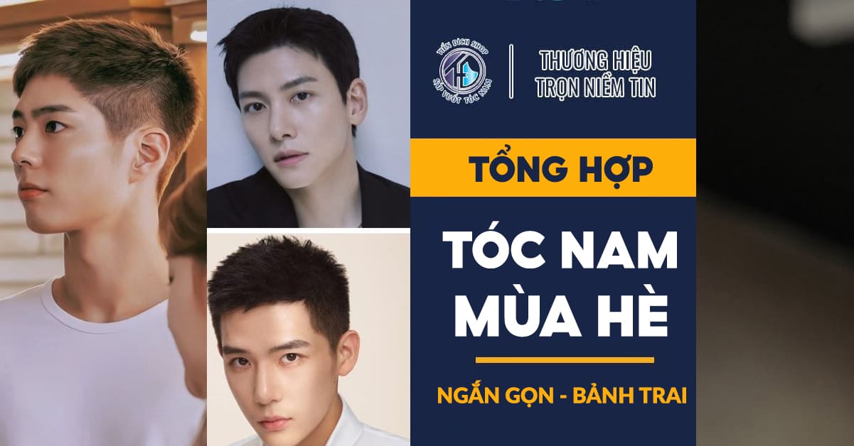 tóc nam đẹp mùa hè