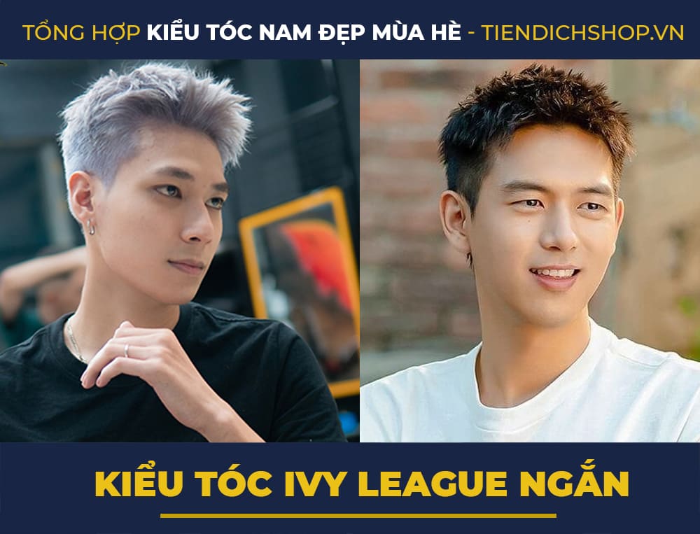 Kiểu tóc Ivy League ngắn mùa hè