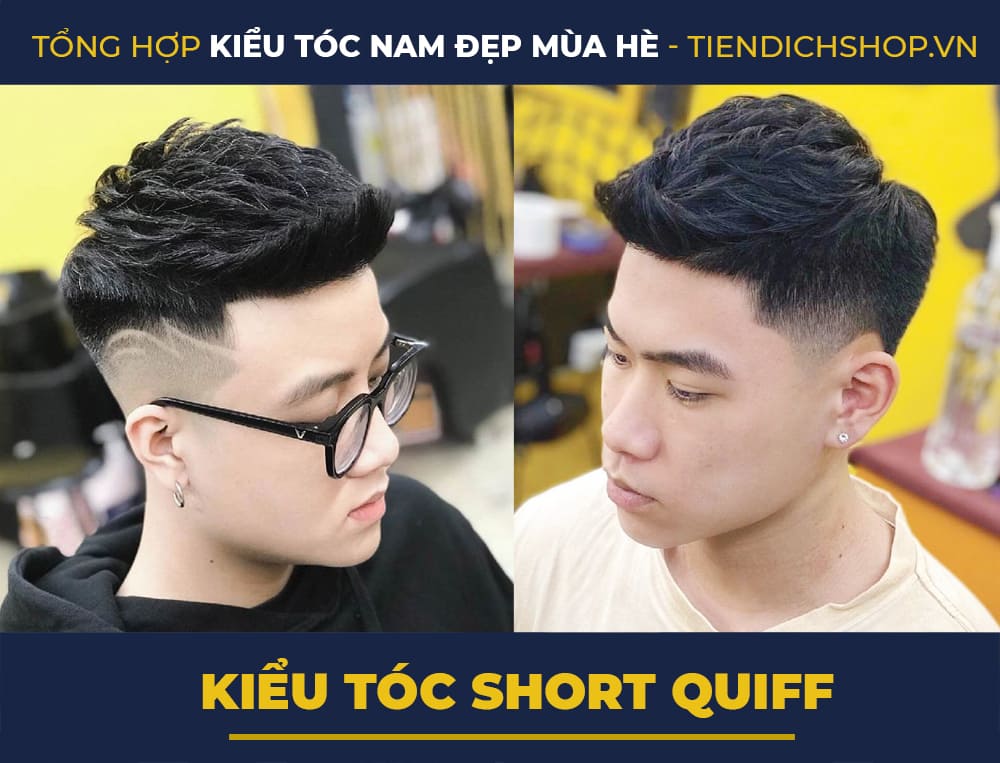 Kiểu tóc Short Quiff mùa hè