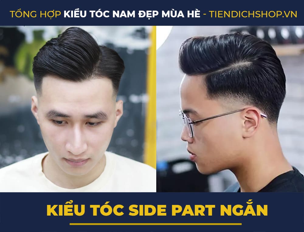 Kiểu tóc Side Part ngắn
