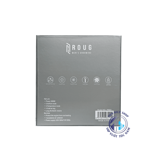 Máy sấy tóc nam CR Roug Pro 2800W