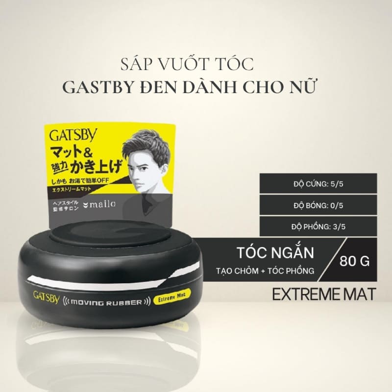 Gatsby Moving Rubber Extreme Mat 80g