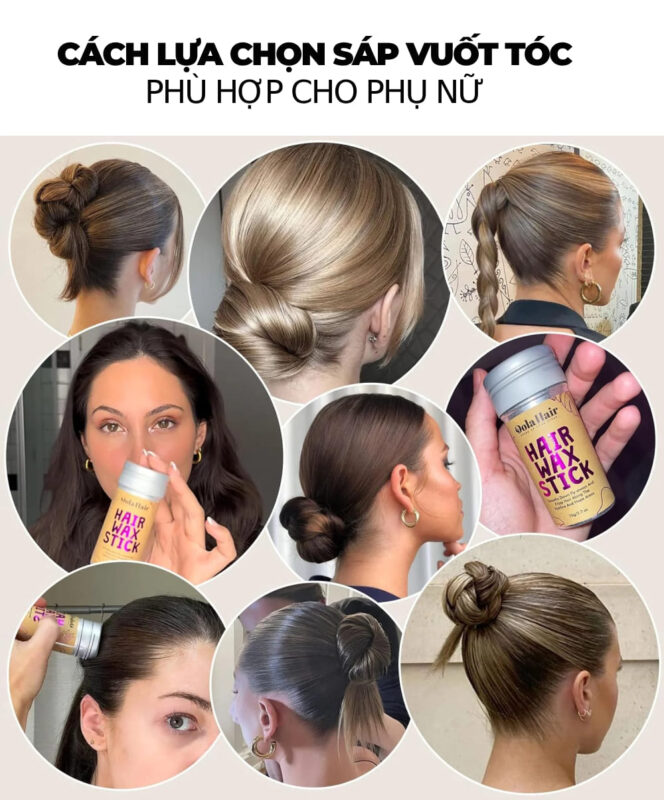 Cách chọn sáp vuốt tóc nữ 