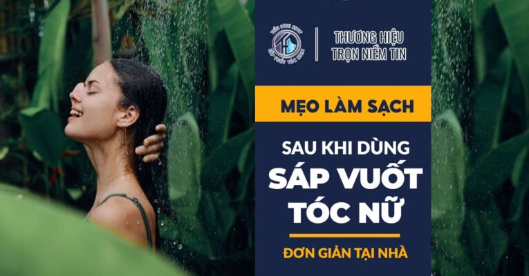 Cách làm sạch sáp nữ sau khi vuốt