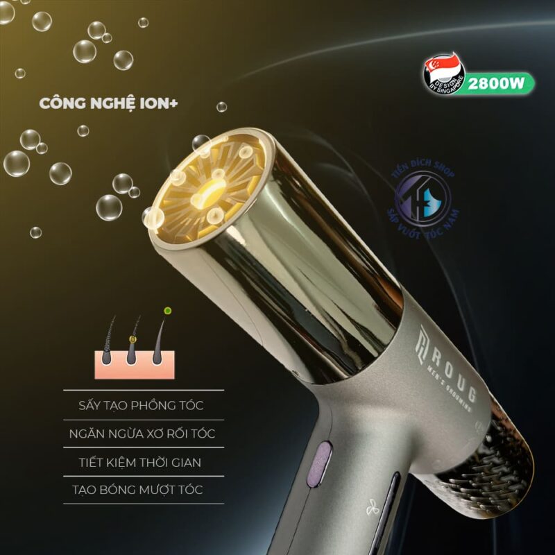 Review máy sấy tóc Roug Pro 2800W