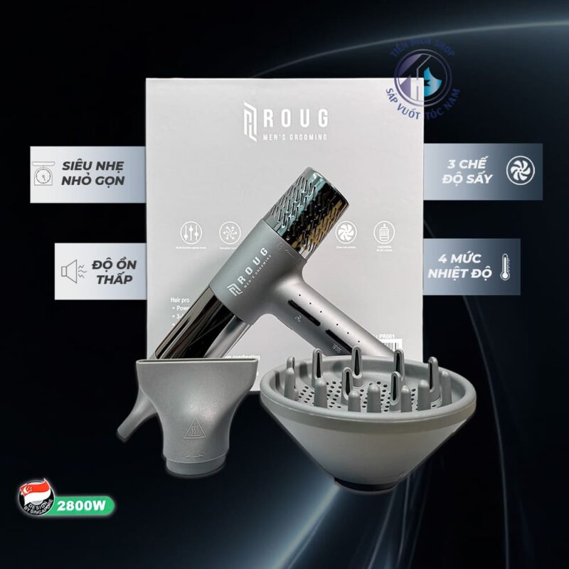 Review máy sấy tóc Roug Pro cho barber