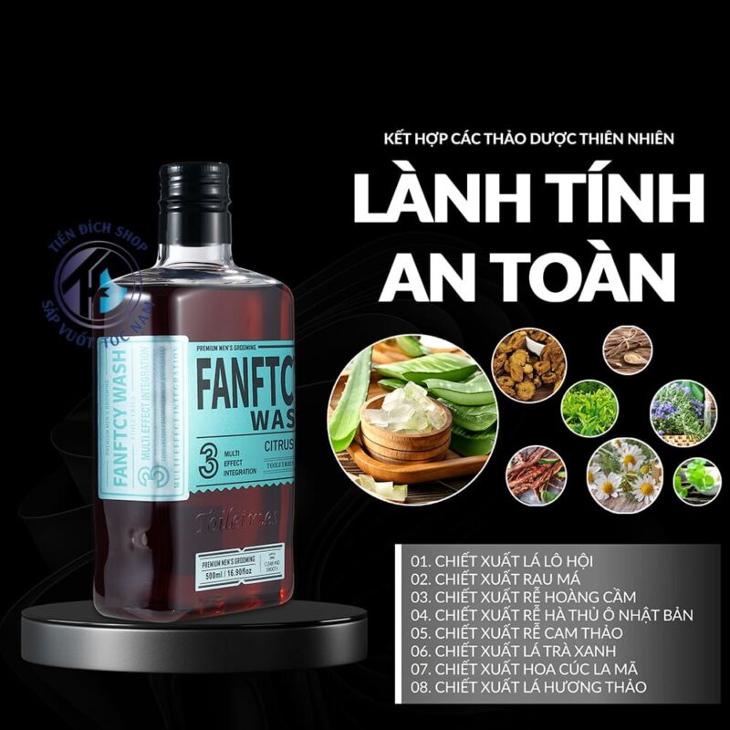 Đánh giá sữa tắm nam Fanftcy