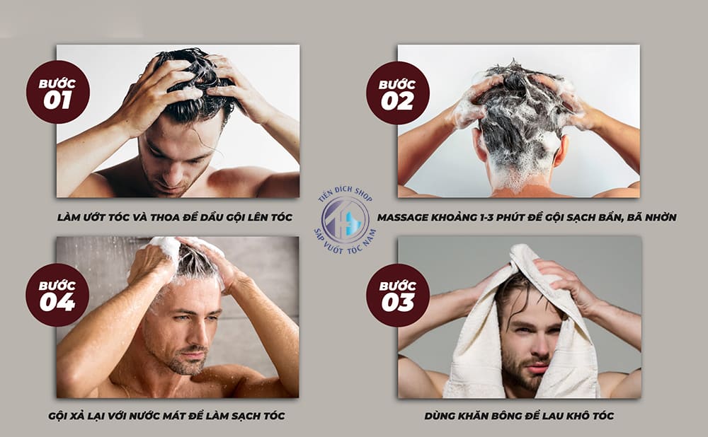 Cách sử dụng dầu gội không Paraben