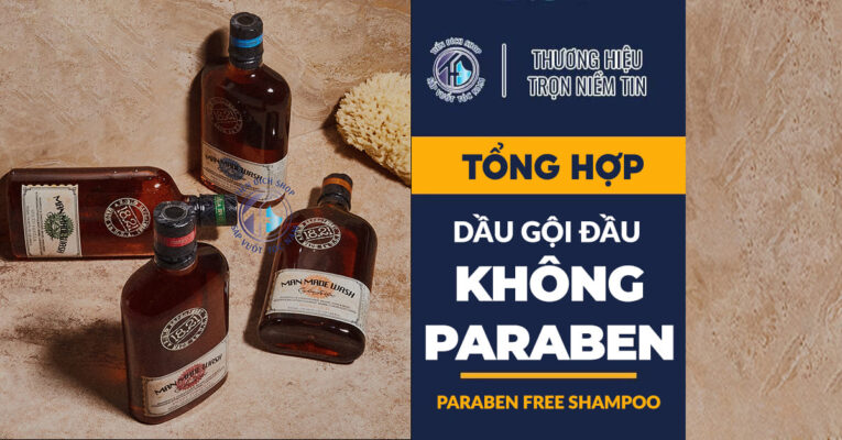 tổng hợp dầu gội không paraben