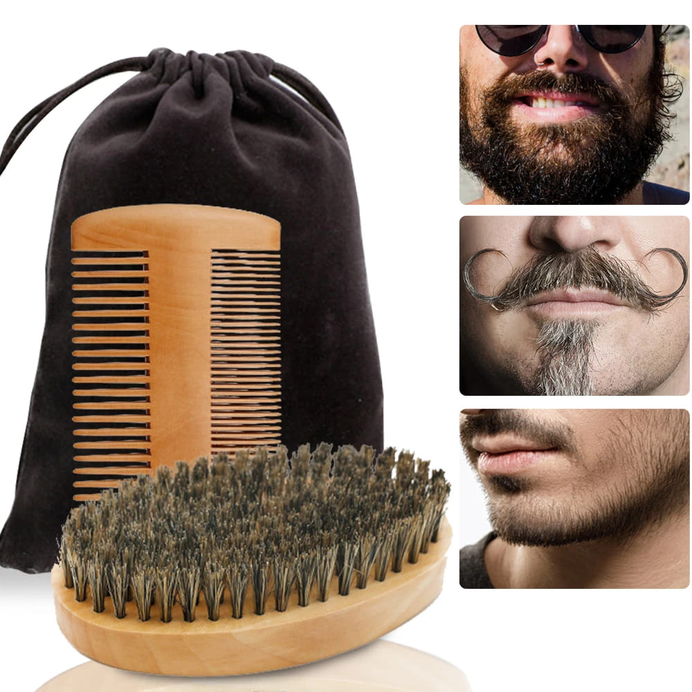 Lược và Bàn Chải Râu (Beard Comb & Brush)