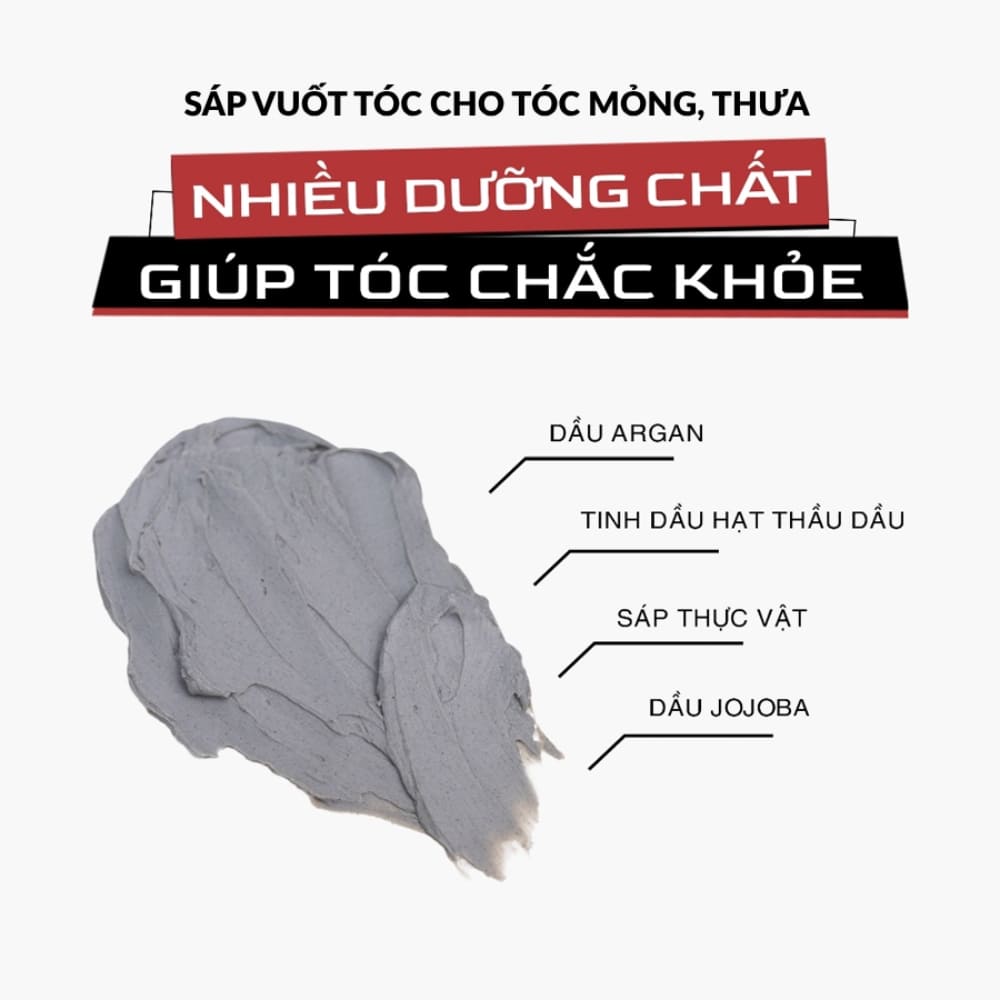 sáp cho tóc mỏng thưa