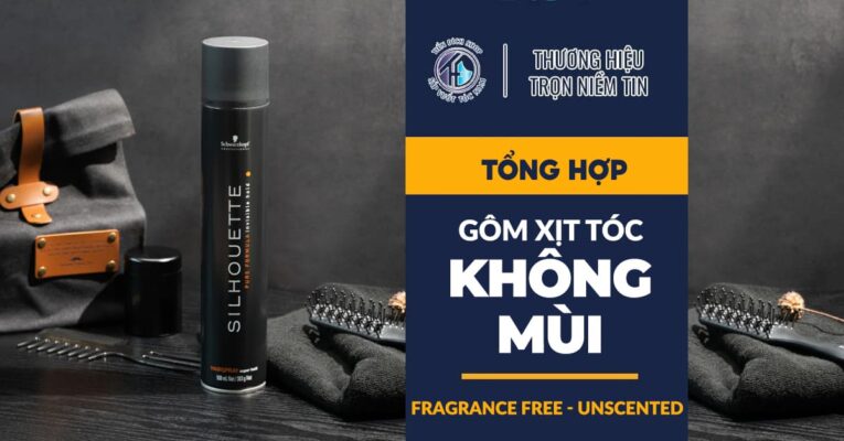 gôm xịt tóc không mùi