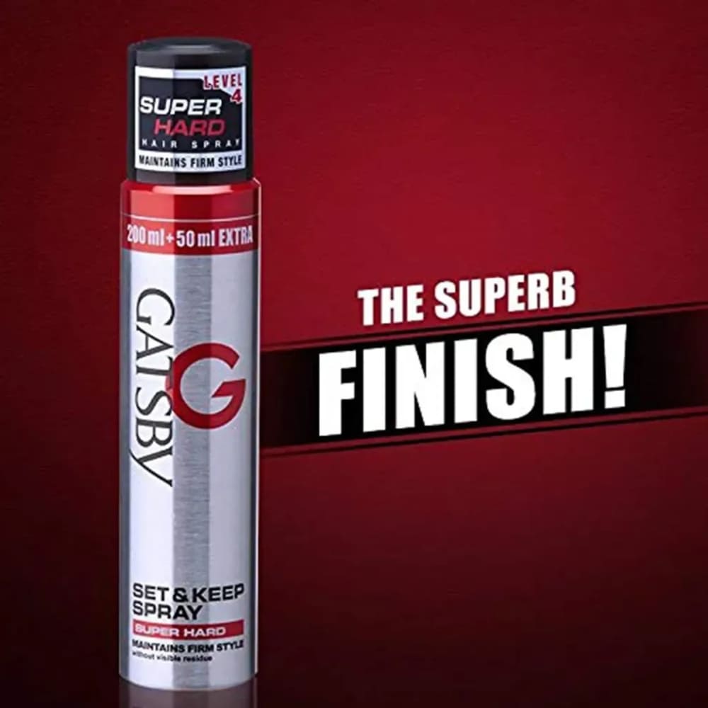 Gatsby Set & Keep Super Hard Spray