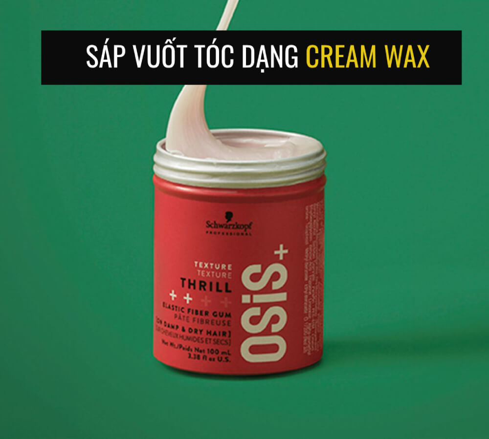Sáp vuốt tóc dạng Kem (Cream/Paste)