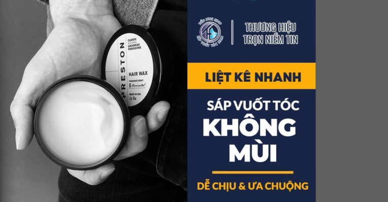 Các loại sáp vuốt tóc không mùi