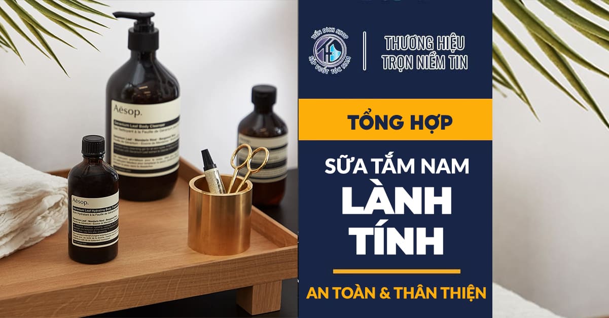 các loại sữa tắm lành tính