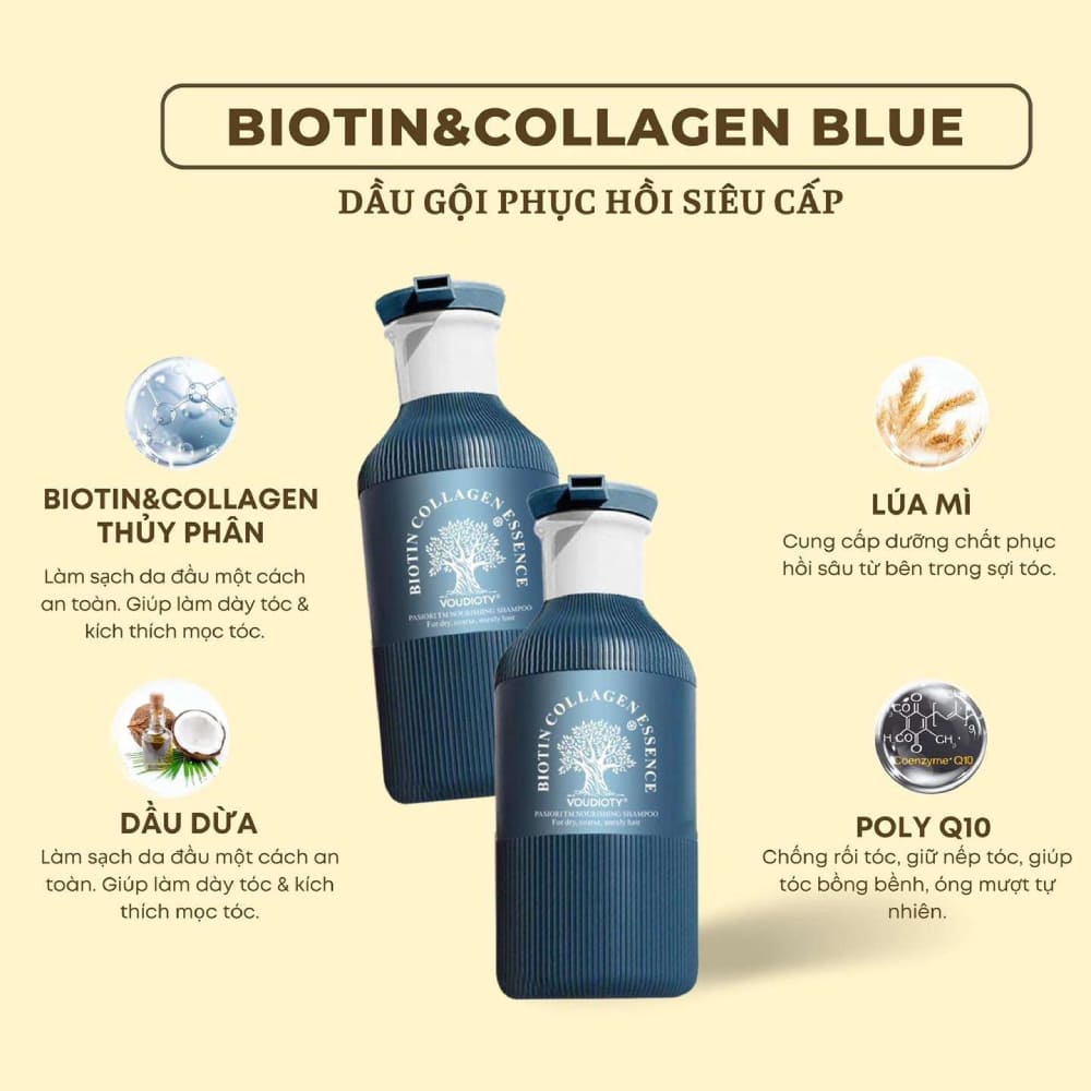 Cặp gội xả Biotin Collagen
