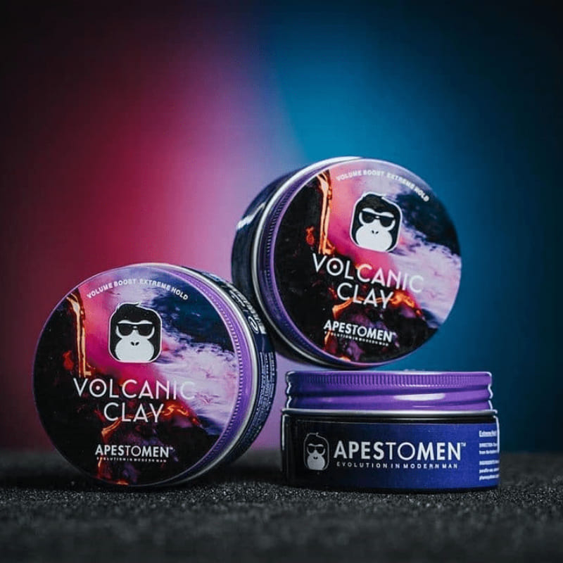 Sáp vuốt tóc không bóng Apestomen Volcanic Clay