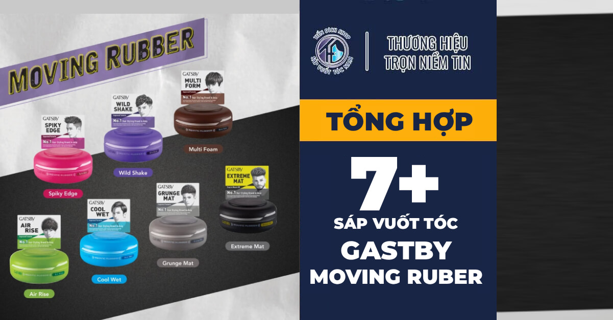 Sáp vuốt tóc Gatsby Moving Rubber