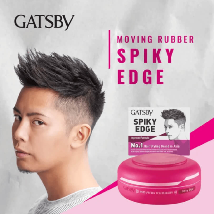 Gatsby Moving Rubber Spiky Edge - HỒNG