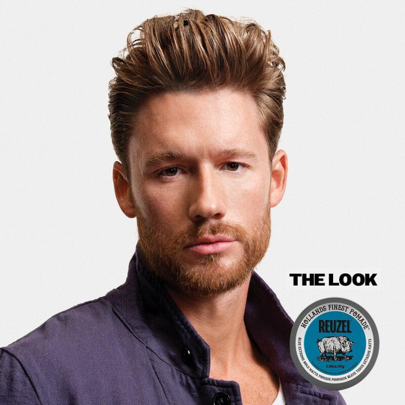 Công dụng của Reuzel Blue Extreme Hold Matte Pomade Limited