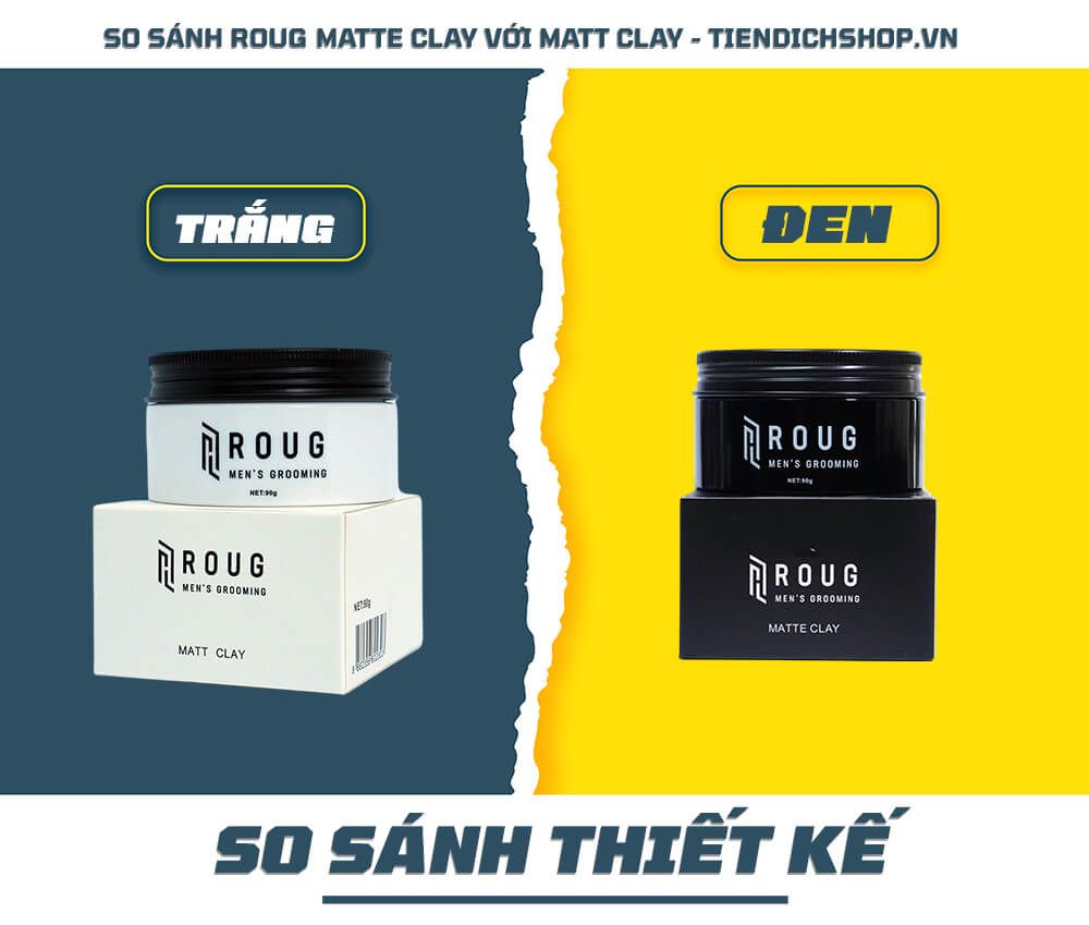 So sánh thiết kế của Roug Đen và Trắng